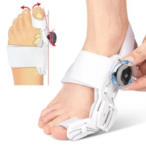 Correcteur d'oignon unisexe, 1 pièce, attelles d'hallux Valgus, séparateur d'orteils rotatif, lisseur réglable